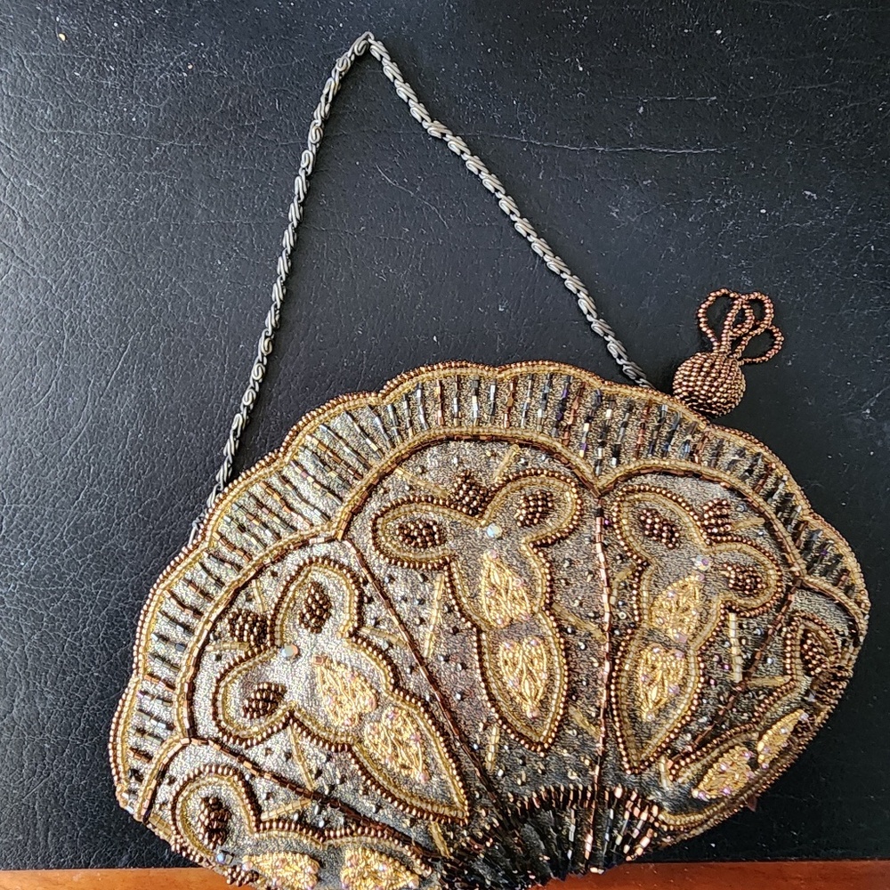 Beaded evening bag